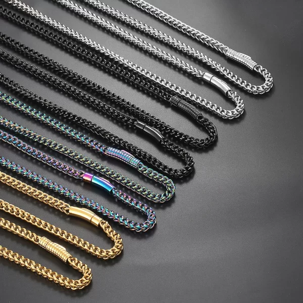 The Stainless Steel Rope Bracelet in Black Gold - 6mm is designed for those who appreciate bold and refined style. This bracelet features a sleek rope design, crafted from Stainless Steel and finished with a durable Black Gold Plating. Its 6mm width makes it a versatile piece that can be worn alone or layered with other accessories for a standout look. Whether you're dressing up or keeping it casual, this bracelet is perfect for Hip Hop lovers who want to add an edge to their style.