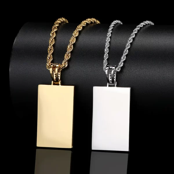 This Custom Square Picture Pendant, sized at 25mm, is a stylish way to keep your favorite memories close. The Yellow Gold-plated finish adds a luxurious touch, while the square shape gives it a modern edge. Perfect for showcasing a cherished photo, this pendant is hypoallergenic and waterproof, designed for both durability and elegance. Whether worn daily or on special occasions, it’s a versatile piece that complements any outfit. A thoughtful gift for someone special or a personal keepsake, this pendant is a unique way to carry memories with you.