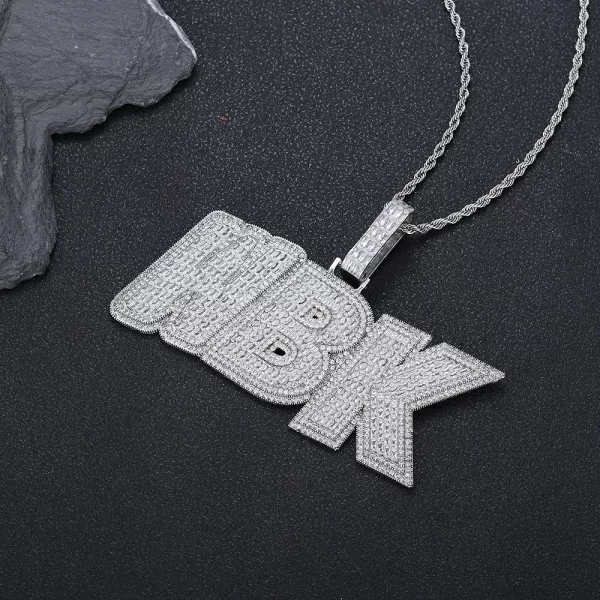 This White Gold Custom Letter Pendant offers a bold way to personalize your style. The durable White Gold plating adds a luxurious shine, while its hypoallergenic and waterproof features ensure comfort for everyday wear. Fully customizable with your initials or a meaningful word, this pendant is a statement piece that blends personal flair with Hip-Hop aesthetics. Scratch-resistant and built for longevity, it’s the perfect accessory for casual streetwear or formal occasions, making it a versatile addition to any jewelry collection.