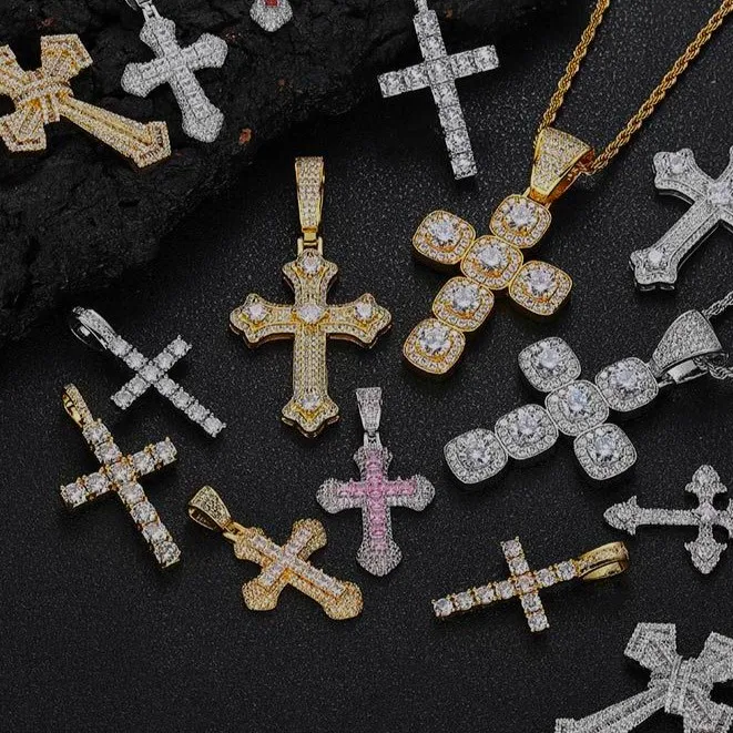 The hip-hop cross jewelry provided by Aby is of good quality, competitively priced, never fades, and comes with a lifetime warranty.